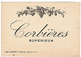 ETIQUETTE - CORBIERES - - Red Wines
