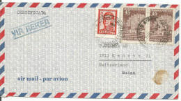 ARGENTINE LETTRE AVION POUR LA SUISSE 1967 - Lettres & Documents