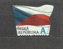 Czech Republic  Tschechische Republik  2015 Gest. Mi 865 The Flag Of The Czech Republic. Die Flagge Der Tschechische C.3 - Usati