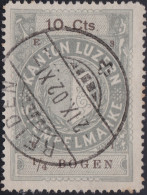 Heimat LU REIDEN 1902-09-02 Auf Stempelmarke 10Cts - Revenue Stamps