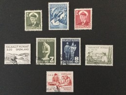1950 Roi Frederik IX  Michel  28*),29*) + 39*) +116,117,119,124,125 - Unused Stamps