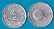 SINGAPORE  - 5 Cents 1971 FAO - Singapour