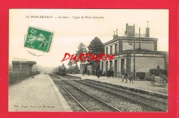 Orne - LE MERLERAULT - La Gare - Ligne Paris - Granville ... ( état ) - Le Merlerault