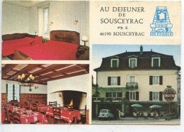 Sousceyrac : Hotel Restaurant "Au Déjêuner De Sousceyarc (multivues Chambre Salle à Manger Façade Terrasse) Neuve - Sousceyrac
