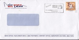 Portugal AIRPASS , Slogan Flamme 'Balcao Encomendas Postais' PORTIMAO 1998 Cover Letra Denmark Diogo Gomes Explorer - Storia Postale