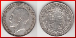 *** GRANDE-BRETAGNE - GREAT-BRITAIN - HALF CROWN 1921 - 1/2 CROWN 1921 GEORGE V - ARGENT - SILVER *** ACHAT IMMEDIAT !!! - K. 1/2 Crown