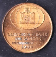 Australia 1960 Launceston Bank For Savings Token - Profesionales / De Sociedad