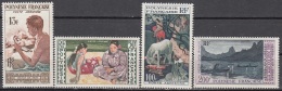 Polynésie Française 1958 Michel 10 - 13 Neuf ** Cote (2005) 92.00 € Art Polynésien - Unused Stamps