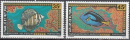 Wallis & Futuna 1993 Yvert 451 - 452 Neuf ** Cote (2015) 4.80 Euro Poissons - Unused Stamps