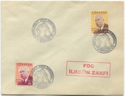 TURQUIE,TURKEI TURKEY FREE WORLD WRESTLING CHAMPIONSHIP  FDC - Brieven En Documenten