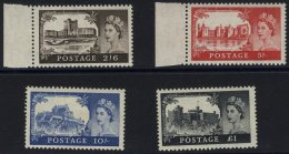 1958 1st DLR Castle Set, Fine M (10s Couple Of Short Perfs), SG.536a/9a. - Otros & Sin Clasificación