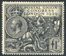 1929 £1 PUC, Fine M, SG.438. (1) - Otros & Sin Clasificación