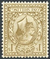 1912 1s Olive-bistre, Wmk Inverted, M, SG.395wi. (1) Cat. £250 - Otros & Sin Clasificación