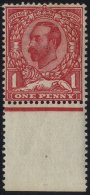 1911 1d Carmine, Lower Marginal UM Showing Variety 'broken Ribbon Under Last E Or REVENUE' (Pl.16, R 20/11), Spec.N8(1)h - Otros & Sin Clasificación