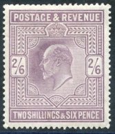 1902 2/6d Lilac, Fine M (minor Gum Creases), SG.260. (1) Cat. £280 - Otros & Sin Clasificación