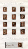 Plate 30 P Converted To R, Complete Row Of 12, Letterings Showing The Variety, All Four Margined Examples Except RL, Sca - Autres & Non Classés