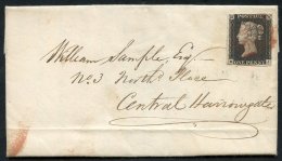 1840 June 22nd Cover From Mr George Forster Of Matfen To Mr William Sample At Harrogate Franked Pl. 7 MJ, Three Clear Ma - Autres & Non Classés