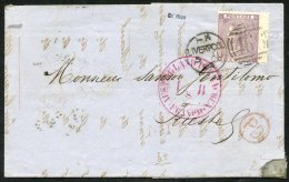 AUSTRIAN EMPIRE 1855-83 Four Covers To Trieste Incl. Two With Different 6d Lilacs Ex Liverpool Plus Two Later With 2&fra - Autres & Non Classés