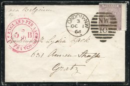 AUSTRIA 1858-91 Interesting Group Of Covers Incl. 1858 2d & 6d For The 8d Rate, 6d (3) - One With Stamp Fault, All W - Autres & Non Classés