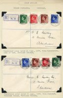 THE ISLAND POSTMARKS OF SCOTLAND Collection In Album With Stamps On Piece Or Covers, QV To Early QEII Comprising Numeral - Autres & Non Classés