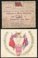 DURHAM (STANLEY COLLIERY) WWI Period Printed Christmas Card To James Allison From The Workmen And Officials Of West Stan - Autres & Non Classés