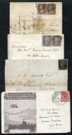 QV-QEII Collection Of 230 Covers Housed In Two Cover Albums Inc. 1840 1d (close Margins) On Cover Hull To London, 1841 1 - Autres & Non Classés