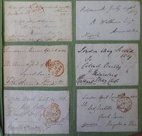 FREE FRANK FRONTS - Old Album Containing 768, Some With Additional Markings, Signatures For Research. - Autres & Non Classés