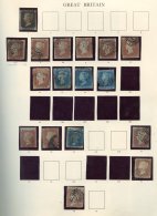 1840-1970 M & U COLLECTION In A Windsor Album Incl. 1840 1d, 1841 1d (7), 2d (3), General Ranges Of Perf Line Engrav - Sonstige & Ohne Zuordnung