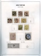 COLLECTION 1841-1989 M & U In A Davo Printed Album Incl. General Range Of QV Surface Printed Issues With Vals To 10s - Autres & Non Classés