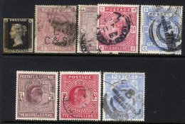COLLECTION 1840-1951 On Hagner Leaves In A Ring Binder Commencing With 1840 1d, Four Margins, Red MC, 1841 1d (13), 2d ( - Sonstige & Ohne Zuordnung