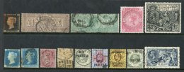 1840-1951 Good To FU Collection Housed In A Windsor Album. 1840 1d (2) Faults, 1840 2d, Three Margins, 1841 1d (5), 1841 - Sonstige & Ohne Zuordnung