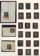 1840-1902 SUBSTANTIAL M & U COLLECTION Housed In A Philatelic Album Commencing With Three Pre Stamp Covers, 1840 1d - Autres & Non Classés