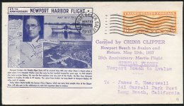 1937-39 Range Of First Flight Covers (22) Incl. 1937 (May 10th) 25th Anniv Flight Newport Beach - Avalon By 'China Clipp - Autres & Non Classés