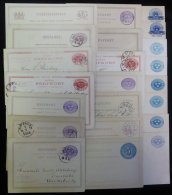 1872-1970 Postal Stationery Specialised Collection Housed In Four Multi Ring Albums, Total Of 334 Postal Stationery Card - Autres & Non Classés