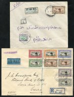 1931-37 Range Of First Flight Covers (6) Written Up On Leaves Incl. 1931 Imperial Airways Khartoum - London Registered O - Autres & Non Classés