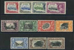 1934 Centenary ½d To 2d, 6d, 1s & 5s - All M, From SG.114/117, 119/20, 122, Plus 1935 Jubilee Set M. (11) Cat - Autres & Non Classés