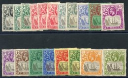 1922-37 MSCA Set To 10s + Extra Shades, Fine M, SG.97/112. (19) Cat. £425+ - Autres & Non Classés