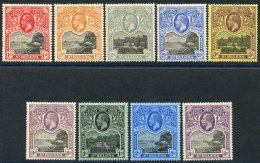 1912-16 MCCA Set (excl. ½d) M, SG.73/81. (9) Cat. £150 - Autres & Non Classés