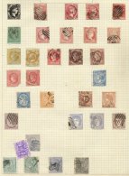 1850-1990's M & U Collection On Leaves (binders Removed), Majority Are 20th Century (approx. 3000 Stamps) - Autres & Non Classés