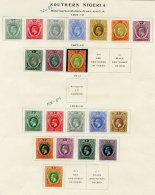 1901-13 M Range On Two Printed Leaves Comprising 1901-02 QV Set To 2/6d, 1904-09 KEVII Set To 2/6d, 1907-11 KEVII Set To - Autres & Non Classés