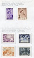 1948-68 Good To FU Collection On Printed Leaves Incl. 1948 P.14 Set FU, 1949 P.17½ X 18 Set FU, 1948 Silver Weddi - Autres & Non Classés