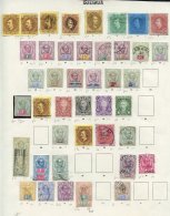 1869-1934 M & U Collection On Old Imperial Leaves Incl. 1869 3c Unused, 1871 3c U, Also Pair Unused, 4c U, 6c U, 8c - Autres & Non Classés