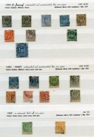 1892-1913 Collection Of M & U In A Stock Book Incl. 1892 (Jun) 1d, 6d (2) & 1s, Vals To £1 VFU, 1892-94 Th - Autres & Non Classés