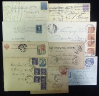 Covers & Cards Incl. Russian Period Cards (4) & 1930's Commercial Frankings Incl. Cards, Registered With Many Fo - Autres & Non Classés