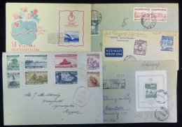 1930's & Post WWII Covers To C1967 With Much Commercial Mail Incl. Registered & Stationery, Noted Is A 1942 Cens - Autres & Non Classés