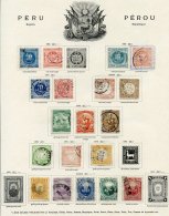 1858-1935 Good To FU Collection On Printed Leaves Incl. 1858 1d & 1p, 1859 1d & 1p, 1860 1d & 1p, 1862-63 1d - Autres & Non Classés