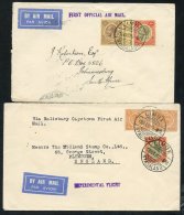 1931-34 Range Of First Flight Covers (6) Incl. 1931 Dec 12th Imperial Airways Christmas Flight To Cape Town Acceptance F - Autres & Non Classés