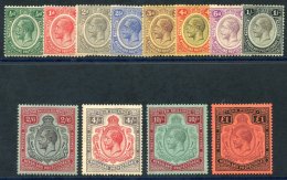 1913-21 MCCA Set M (45 Small Gum Thin) SG.85/98. Cat. £375 - Autres & Non Classés