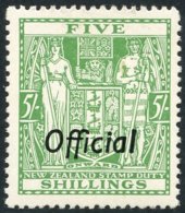 OFFICIALS 1936-61 Set M Incl. Extra 1d P.13½ X14, SG.O115/O119 & O115a. (5) Cat. £365 - Autres & Non Classés