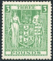 POSTAL FISCALS 1940-58 £3 Green Wmk Upright, Fine M, SG.F208. (1) - Autres & Non Classés